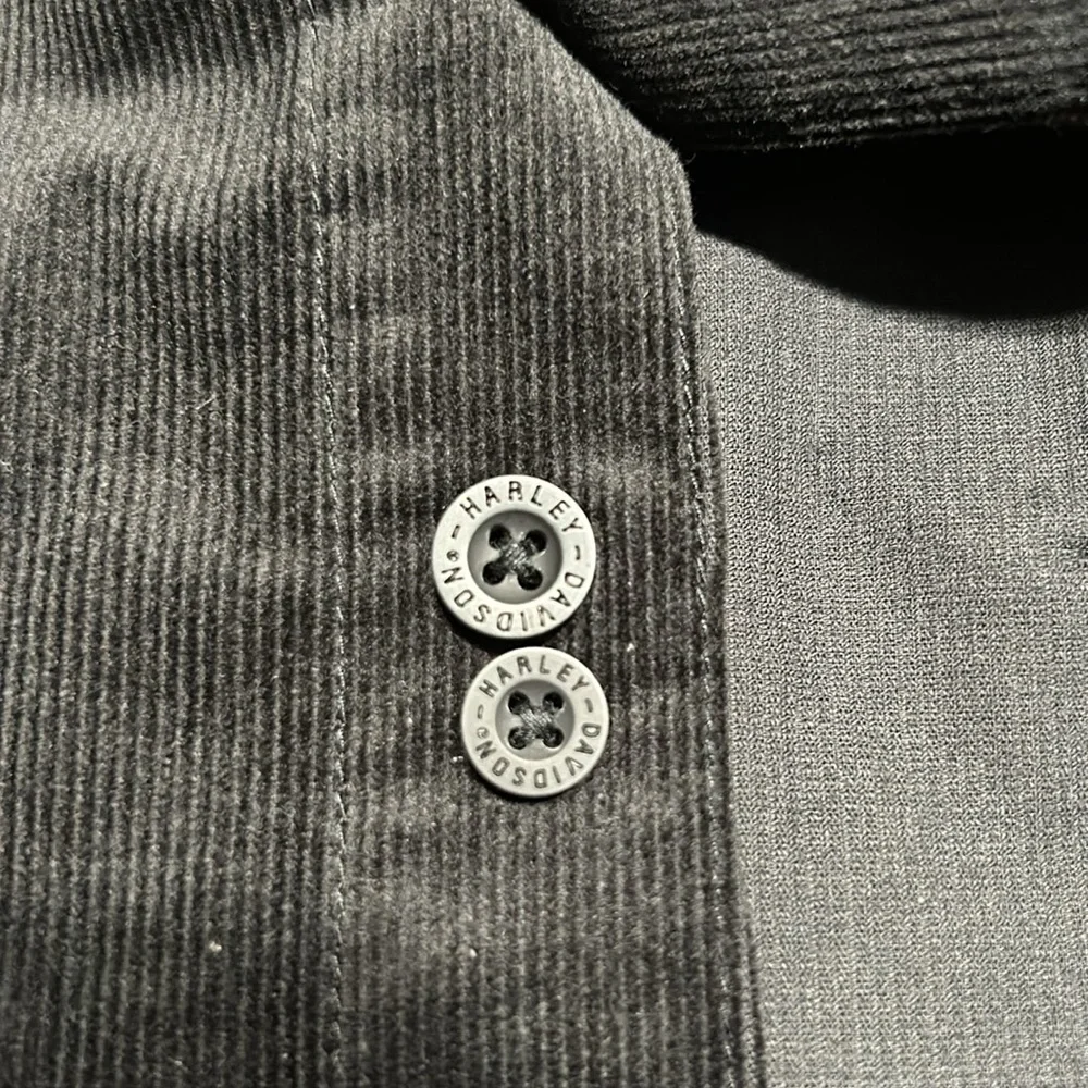 COPY - Men’s Harley Davidson Corduroy button down Elbow patch shirt - Picture 11 of 12